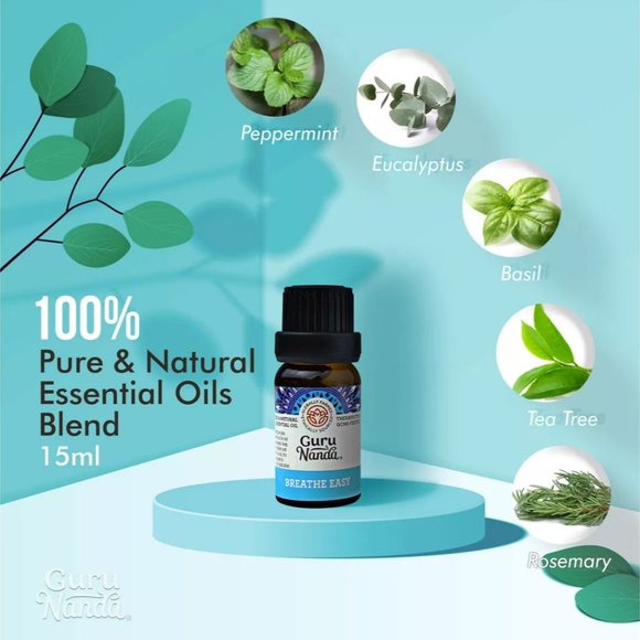 Guru Nanda - Breathe Easy Essential Oil Blend - Picture 5 of 11